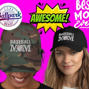 Baseball Mom hat