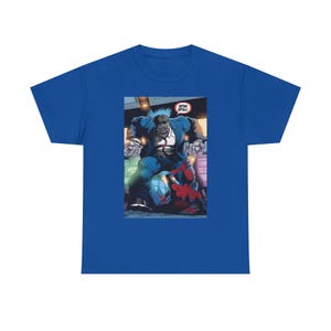 Joe Fixit Hulk vs. Spider-Man Unisex Tee image 6