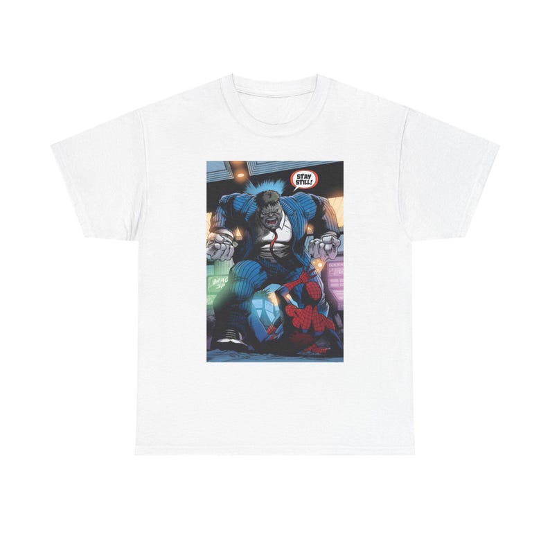 Joe Fixit Hulk vs. Spider-Man Unisex Tee image 3