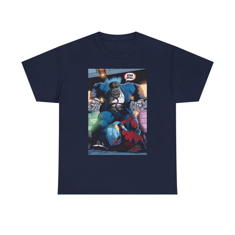 Joe Fixit Hulk vs. Spider-Man Unisex Tee image 8