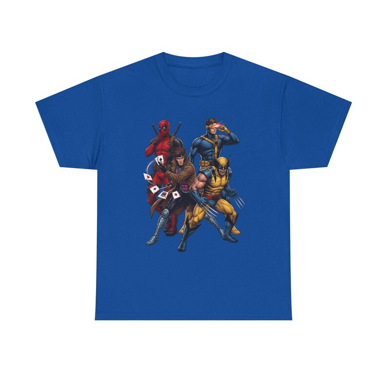 X-Men Deadpool, Wolverine ES Unisex Tee image 6