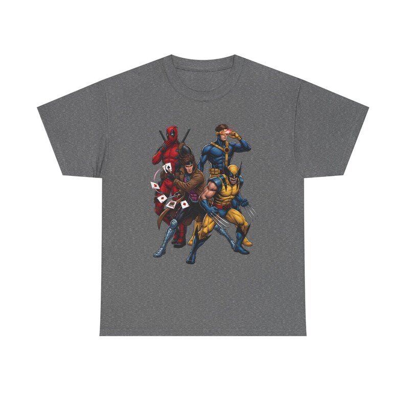 X-Men Deadpool, Wolverine ES Unisex Tee image 5