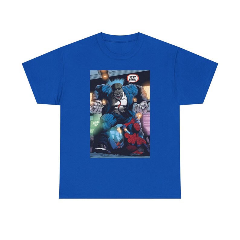 Joe Fixit Hulk vs. Spider-Man Unisex Tee image 7