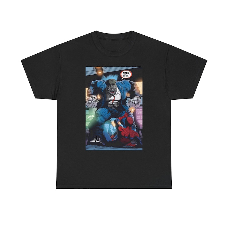 Joe Fixit Hulk vs. Spider-Man Unisex Tee image 1