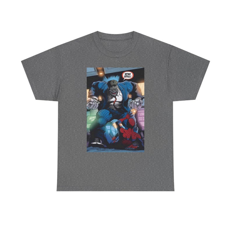 Joe Fixit Hulk vs. Spider-Man Unisex Tee image 11
