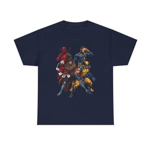 X-Men Deadpool, Wolverine ES Unisex Tee image 7