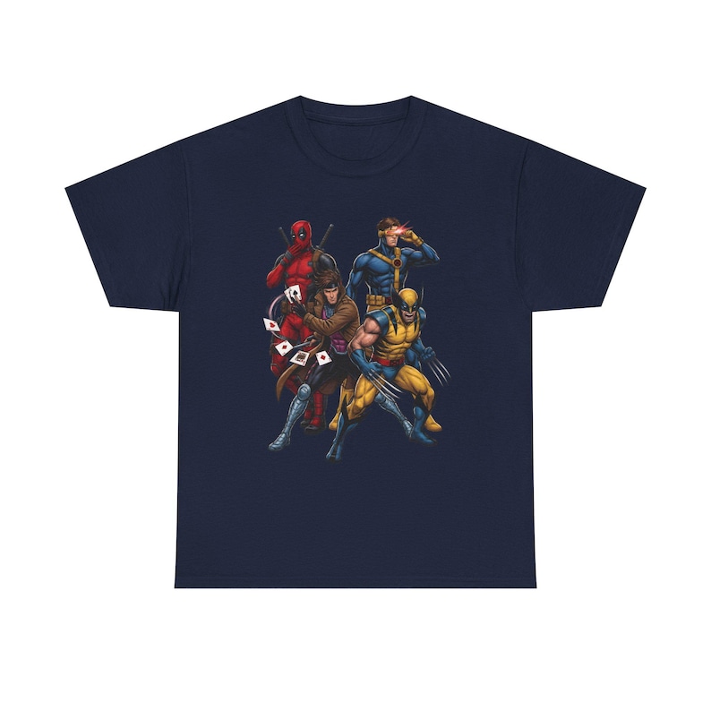 X-Men Deadpool, Wolverine ES Unisex Tee image 7