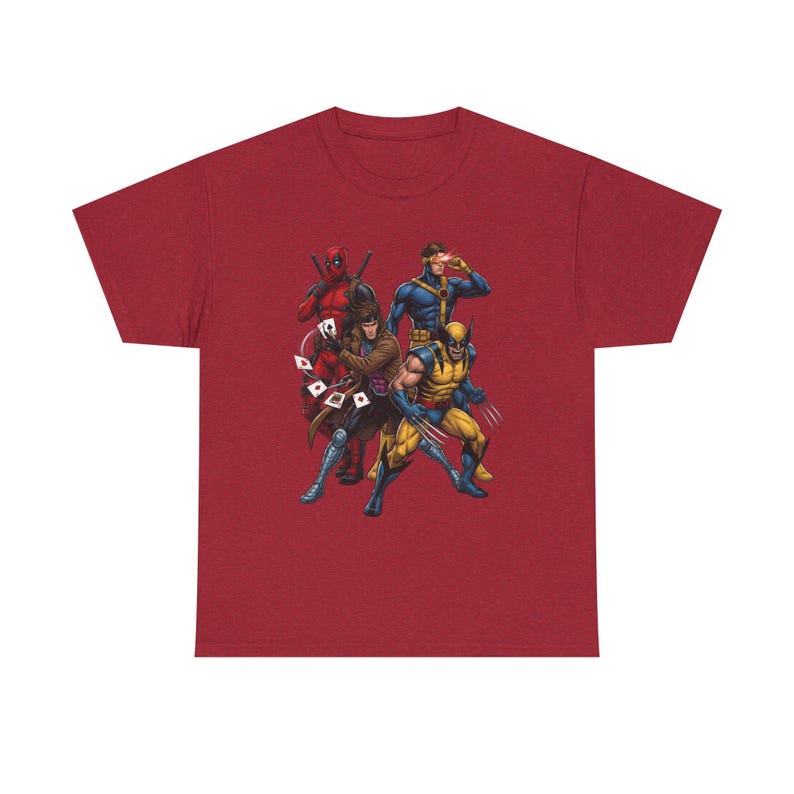 X-Men Deadpool, Wolverine ES Unisex Tee image 9