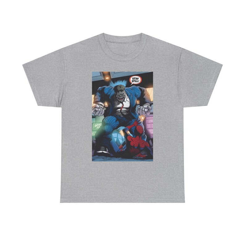 Joe Fixit Hulk vs. Spider-Man Unisex Tee image 5