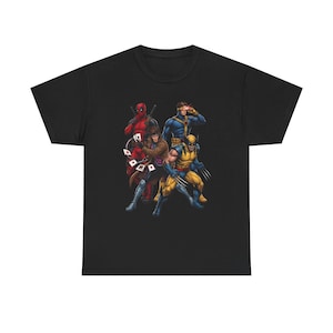 X-Men Deadpool, Wolverine ES Unisex Tee image 1