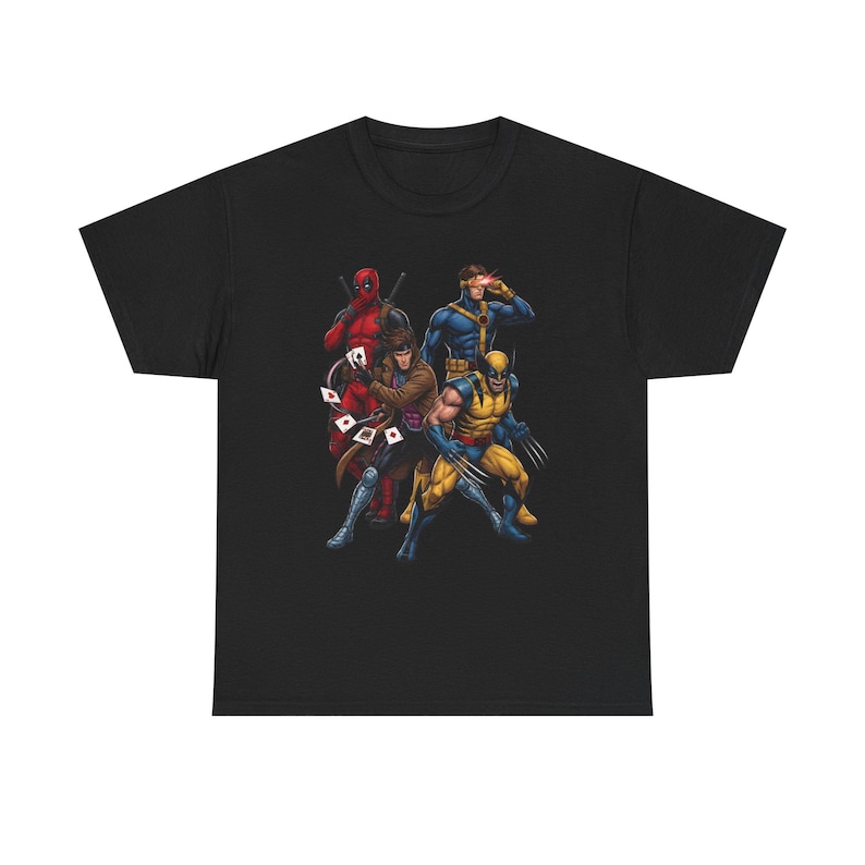X-Men Deadpool, Wolverine ES Unisex Tee image 1