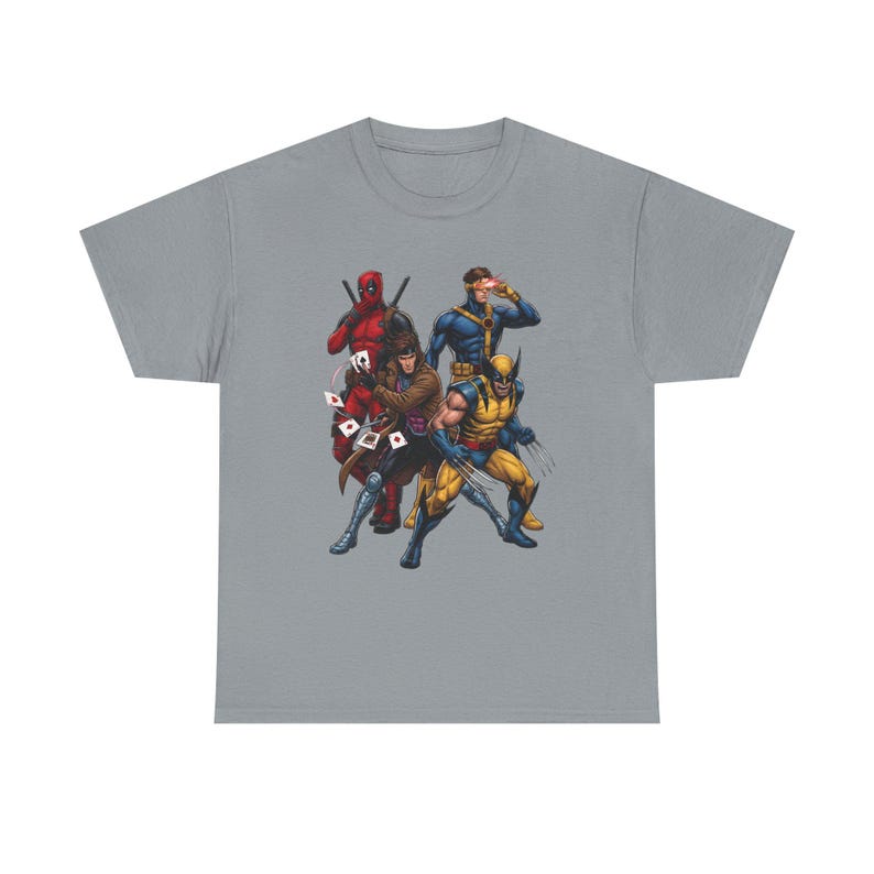 X-Men Deadpool, Wolverine ES Unisex Tee image 4