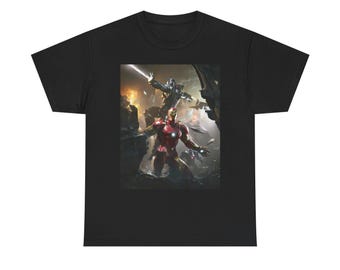 Iron Man & War Machine Unisex Heavy Cotton Tee
