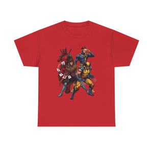 X-Men Deadpool, Wolverine ES Unisex Tee image 8