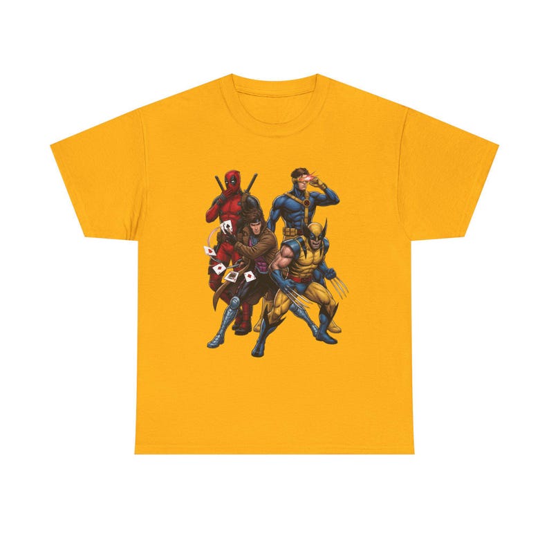 X-Men Deadpool, Wolverine ES Unisex Tee image 10