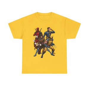 X-Men Deadpool, Wolverine ES Unisex Tee image 11