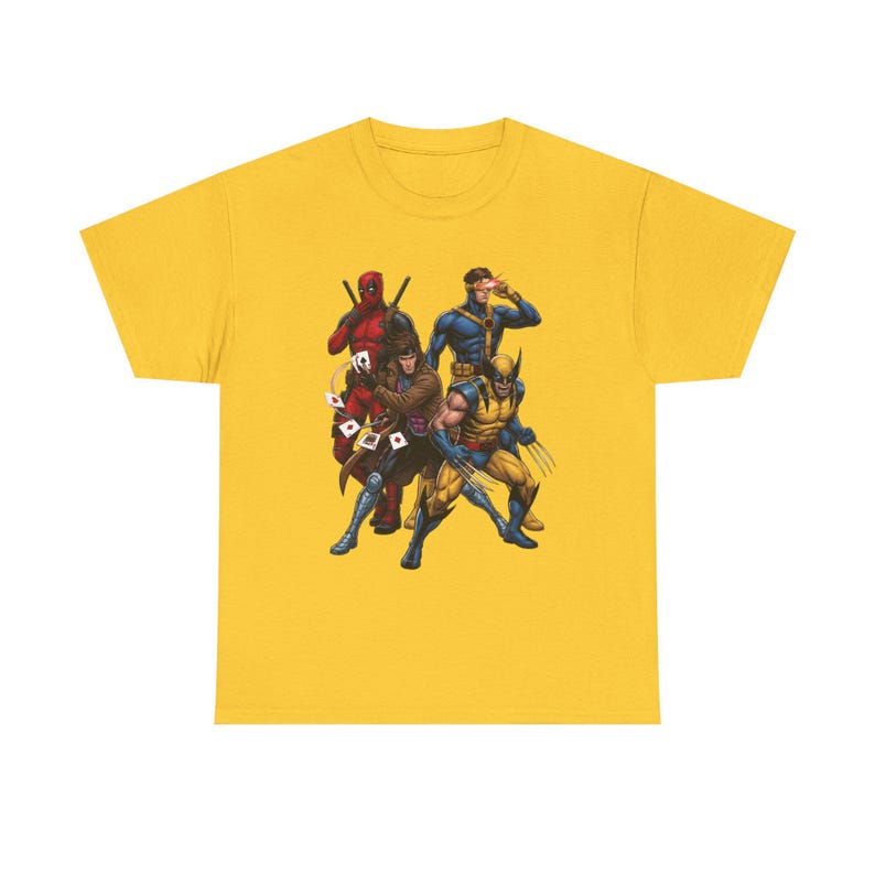 X-Men Deadpool, Wolverine ES Unisex Tee image 11