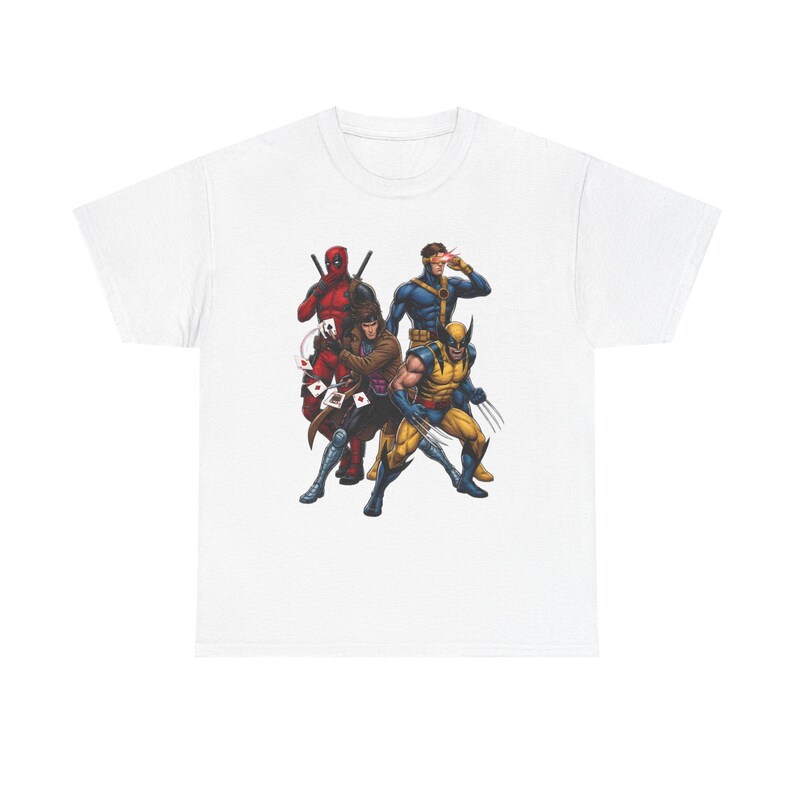 X-Men Deadpool, Wolverine ES Unisex Tee image 2