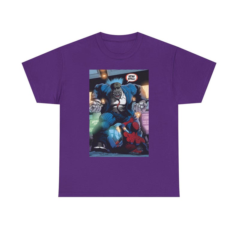 Joe Fixit Hulk vs. Spider-Man Unisex Tee image 10