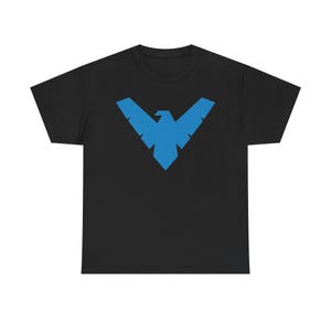 T-shirt unisexe en coton épais avec logo Nightwing