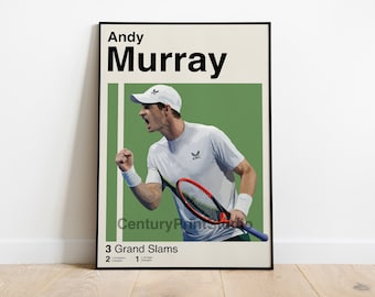 伝説のテニス選手、アンディ・マレーの直筆サイン - Etsy 日本