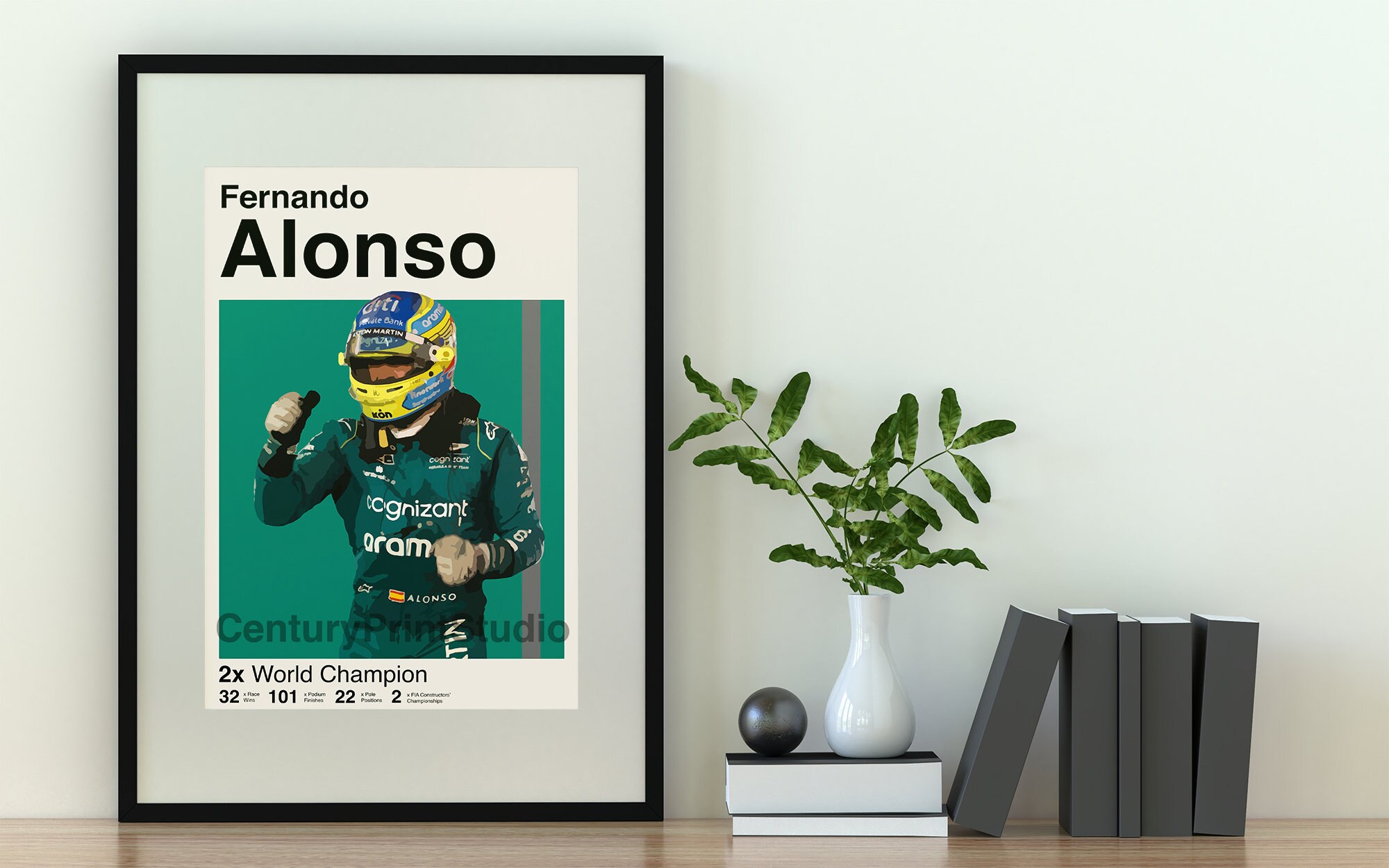 Fernando Alonso Poster – SpeedStyle