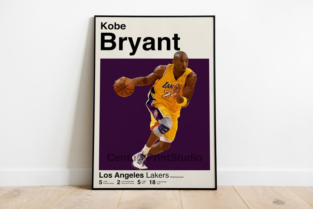 KOBE BRYANT ポスター Amazon.com: Kobe Bryant Poster Wall Art Canvas Print Poster Home