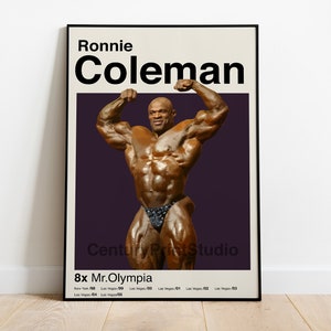 Ronnie Coleman Poster, 16 x 24 Body Building Poster, Mr.Olympia Poster, Minimalist Print, Gym Print, Sport Wall Art  -DIGITAL DOWNLOAD-