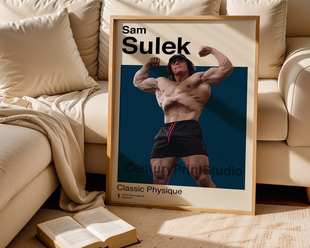 sam-sulek-poster-body-building-print-mr-olympia-poster-minimalist