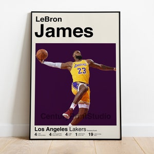 LeBron James Lakers Basketball Minimalist Vector Athletes Sports Series  Kids T-Shirt by Design Turnpike - Fine Art America