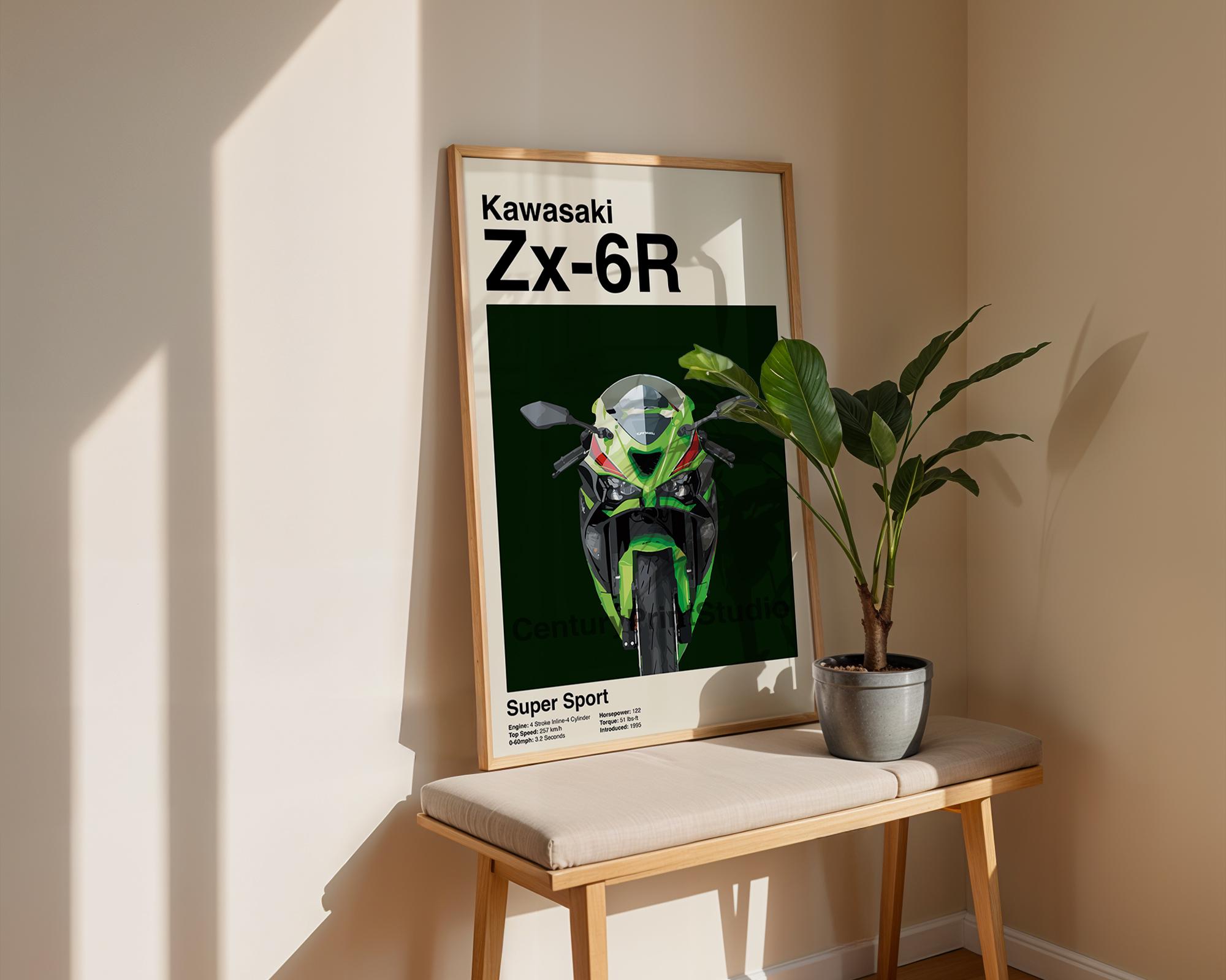 限定500部　THE PICTURES ON MY WALL 2024 Kawasaki Ninja ZX-6R 40th Anniversary Poster | Digital
