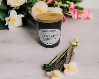 Indulge in Seductive Luxury with Our Sweet Vanilla Scented Candle - Infused with Woody Cashmere, Sweet Amber, Fruity Citrus