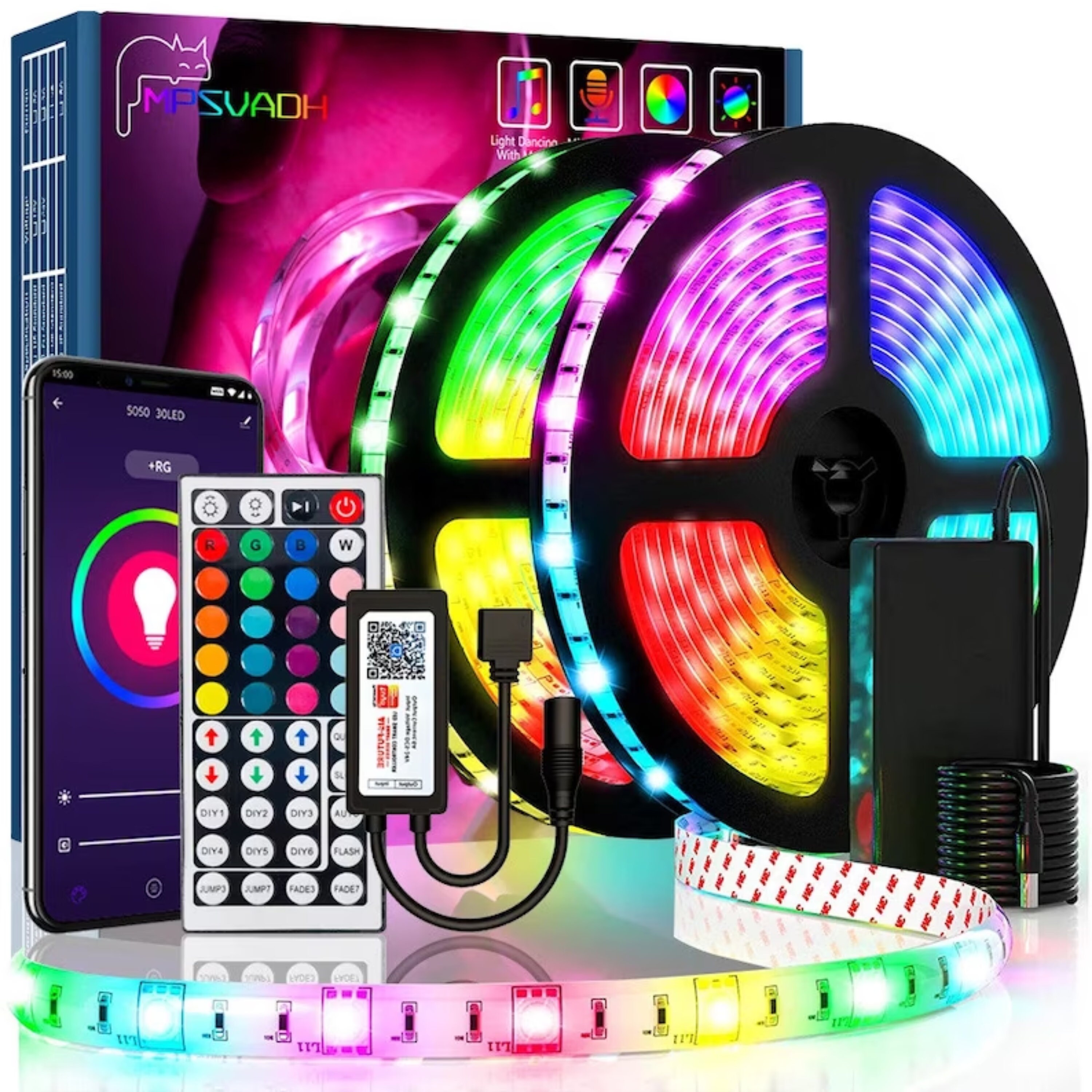 USB Bluetooth LED Licht leiste 5050 DC5V Lichtst reifen Diode TV  Hintergrund beleuchtung Telefons teuerung Neon Eis Lichter Schlafzimmer  Dekoration