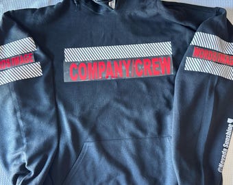 Miner&#39;s Personalized PPE Safety Reflective Hoodie Reflective Striping Red Vinyl