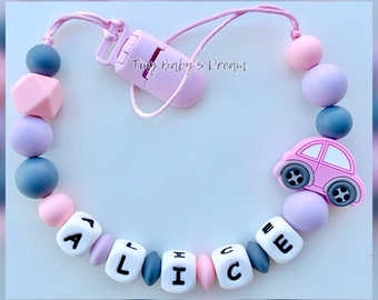 Pacifier chain in edible silicone