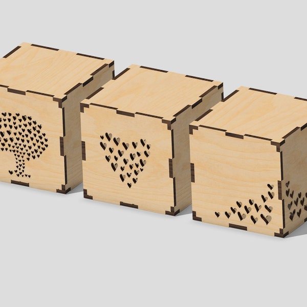 Wood Cube - Etsy