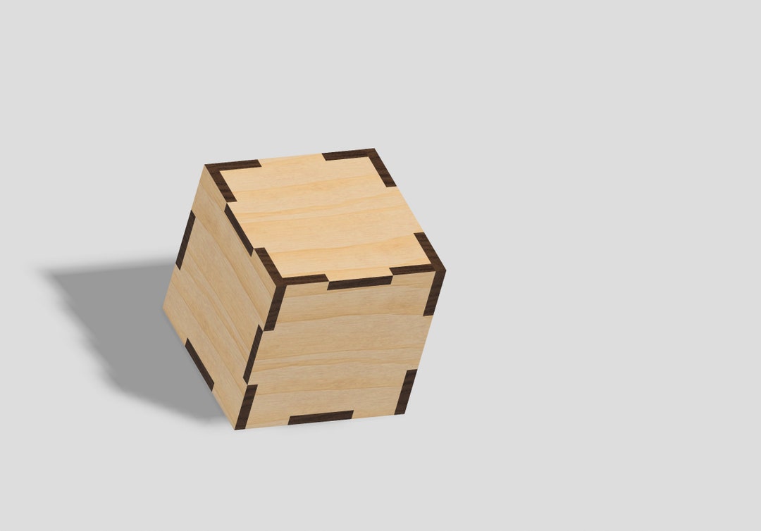Box File 2inch 2inch X 2inch Cube Box- 1/8 Inch Thick Wood- Laser Cut- Digital File - Etsy