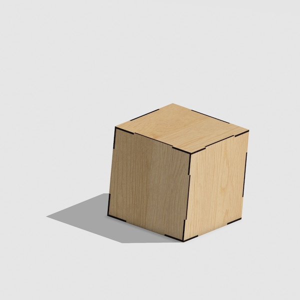 Puzzle Cube-6 inch x 6 inch- 1/8 inch thick wood- digital file- laser cut