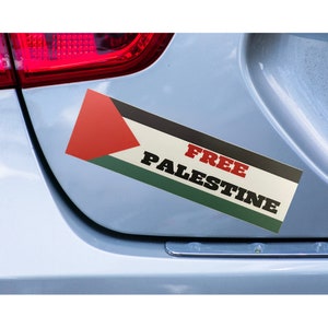 Free Palestine Bumper Sticker, Solidarity for Palestine, Stand with Palestine, all profits donated to The Palestinian Children’s Relief Fund