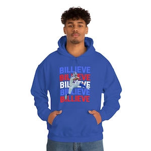 Buffalo Bills Kapuzenpullover, Billieve, Josh Allen, Go Bills, Bills Mafia