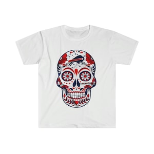 Sugar Skull Buffalo Bills T-Shirt, Bills, Buffalo Bills, Bills Mafia, Let&#39;s Go Buffalo, Go Bills, Bills