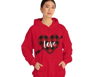 Unisex Heavy Blend Hooded Sweatshirt, Love, Valentine's