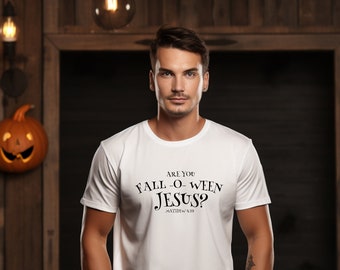 Camiseta Fall-o-ween Jesus – Camiseta cristiana divertida