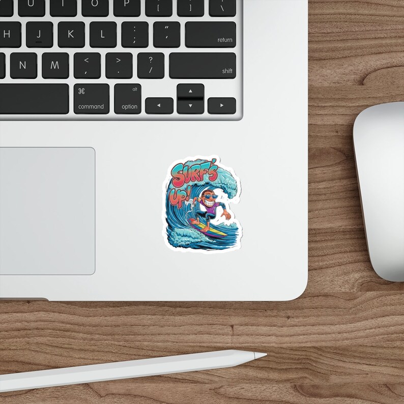 Surfs up - Die-cut Sticker | Unique Custom Design From a Small Woman ...