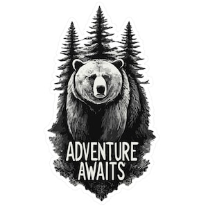 ADVENTURE AWAITS - Kiss-Cut Vinyl Decals