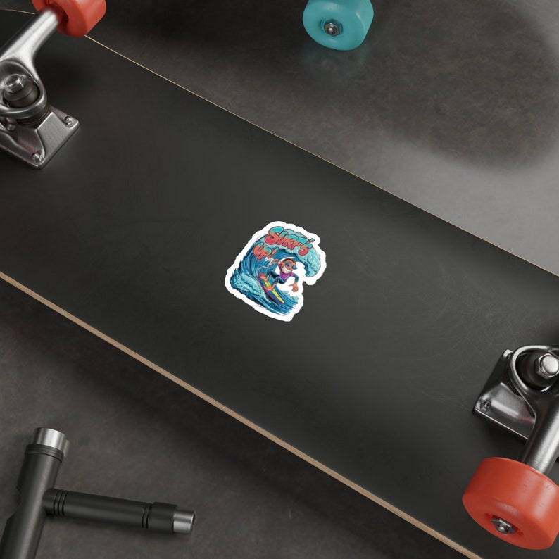 Surfs up - Die-cut Sticker | Unique Custom Design From a Small Woman ...