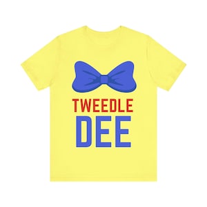 Tweedle Dee Alice in Wonderland T-Shirt - Adult Sizes