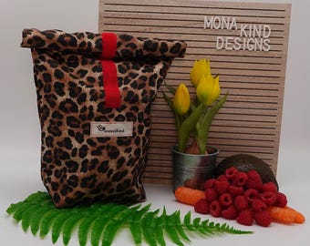 Lunchbag mit Leoparden Muster