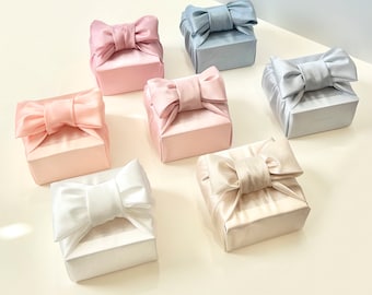 Gift Wrapping Kit | Korean Silky Bojagi [5pcs | 10 pcs] Wrapping Cloth | Birthday | Dohl | Wedding | Wrap Box | Baby Shower Party Favor 백일
