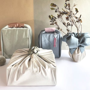 Slub Satin | Large Sized | Wrapping Cloth | Silk Like Bojagi | Reversible Fabric | Gift Wrap | Made in Korea | Korean Traditional | 35&quot;, 43&quot;